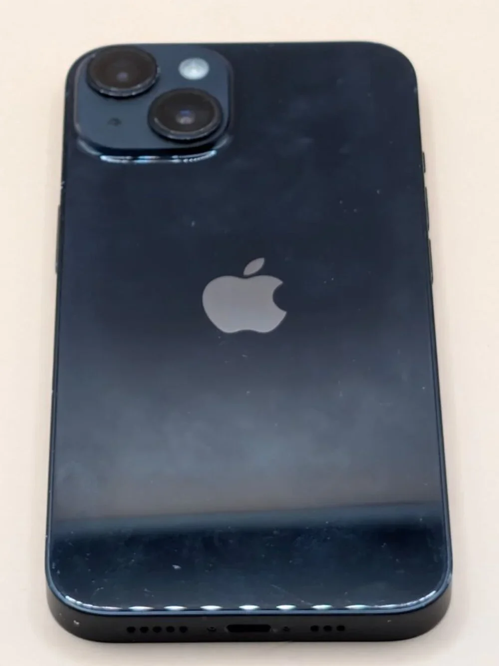 Apple iPhone Black Frame with Blue Display
